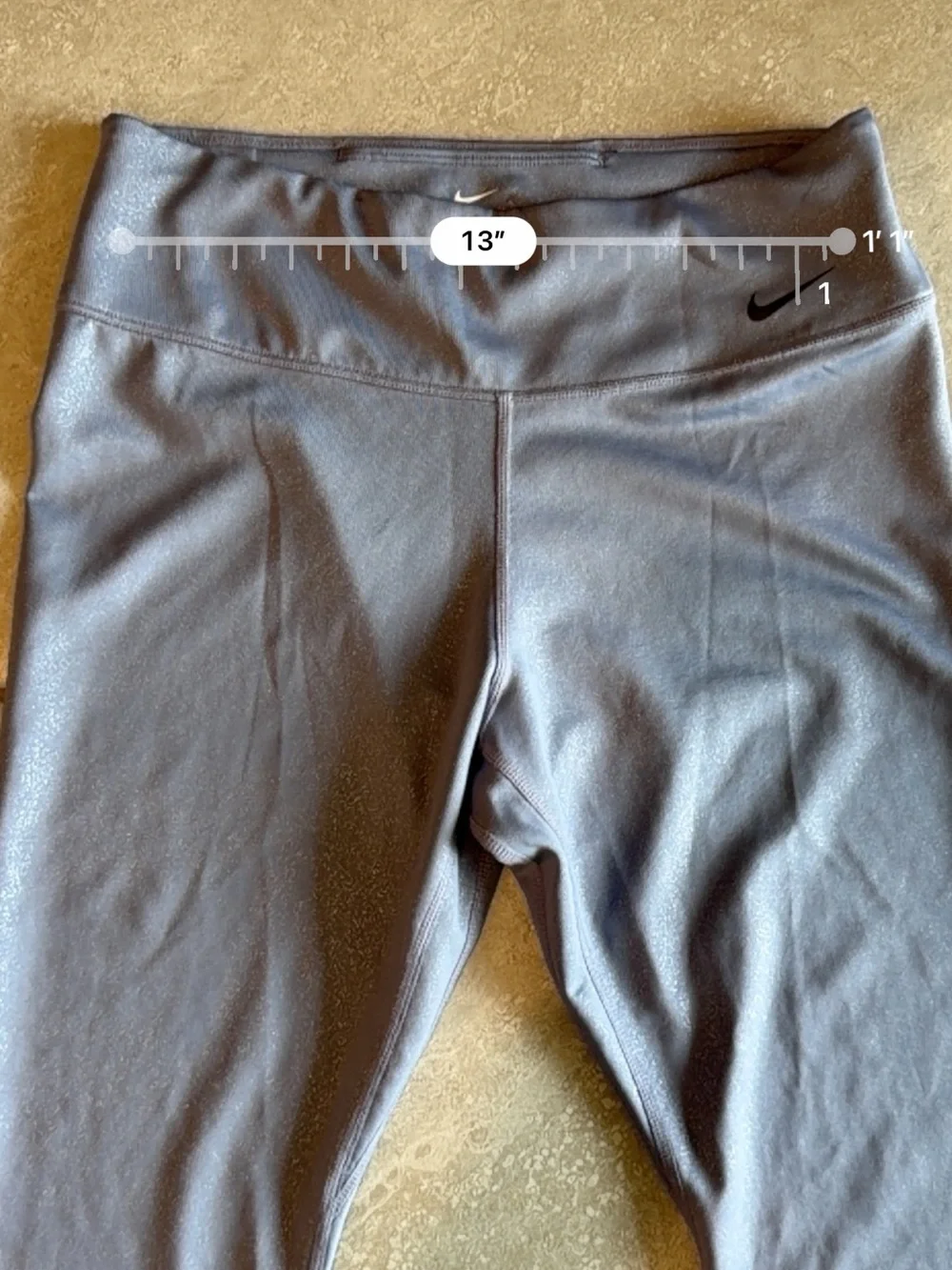 Nike Women's High-Waist 7/8 Leggings in Gray